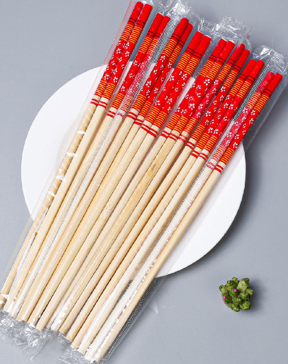 100双装家用快餐独立包装方便筷商用竹制独立包装一次性筷子