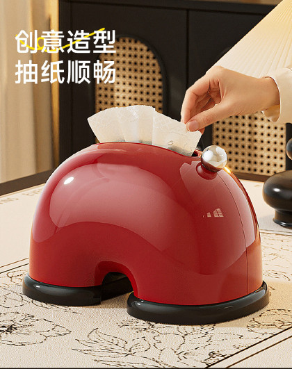 家用创意茶几床头柜车载餐巾纸收纳盒抽纸盒复古纸巾收纳盒